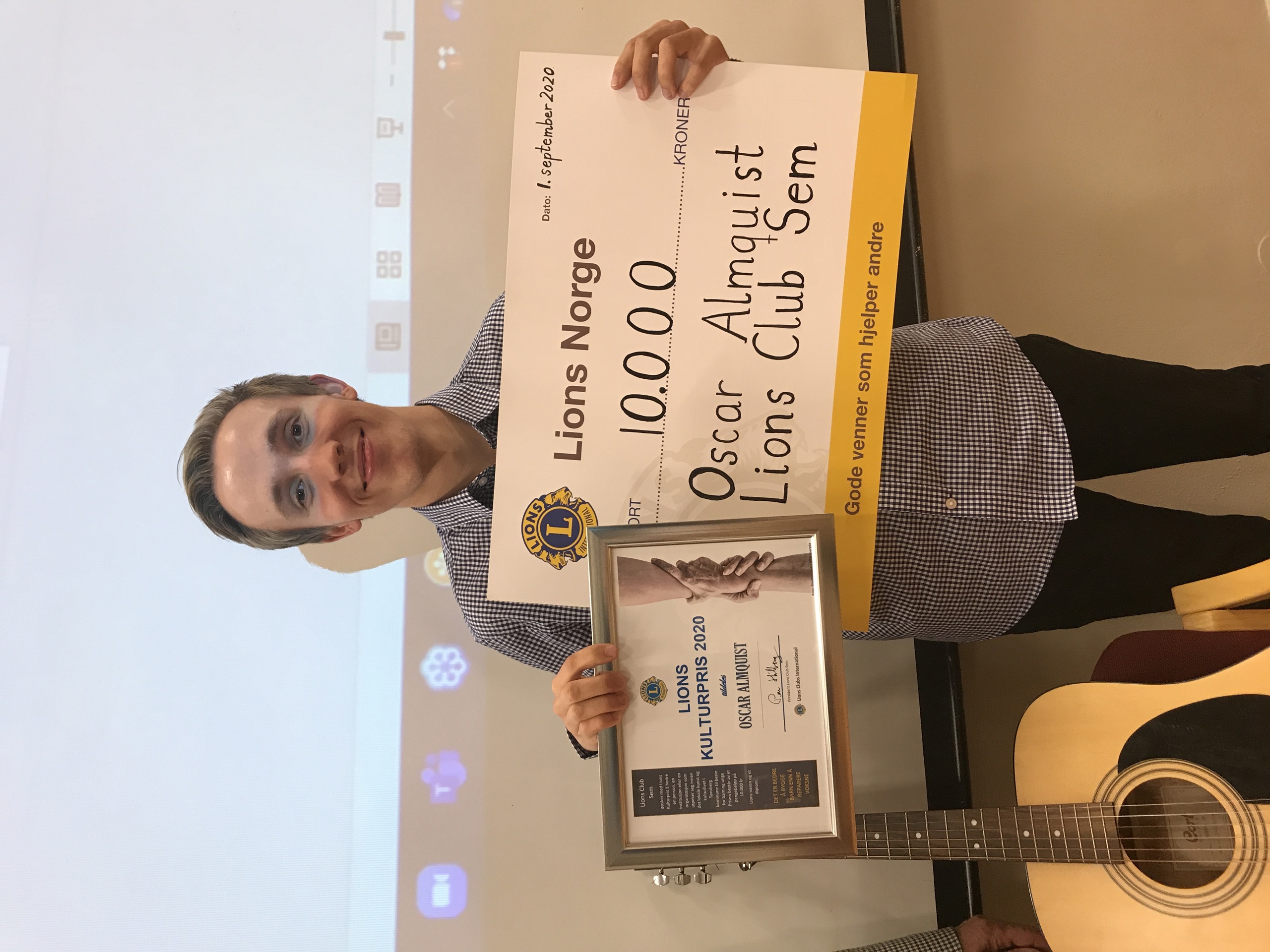 Verdig vinner av LIONS KULTURPRIS 2020