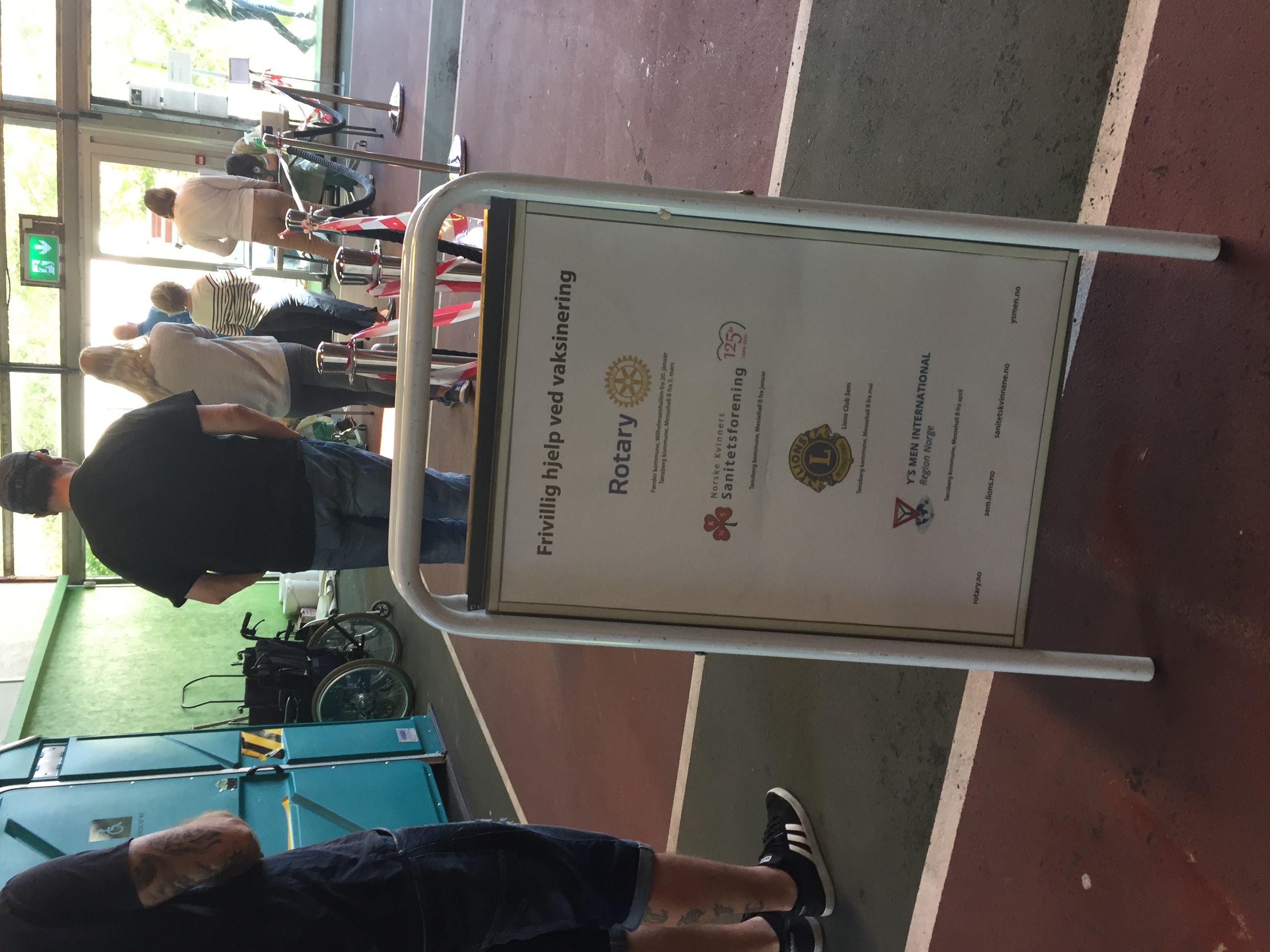 LIONS CLUB SEM er med i vaksinedugnaden