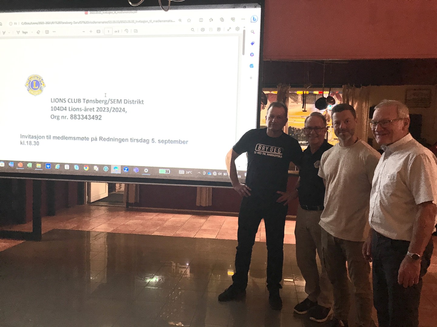 SEPTEMBER MEDLEMSMØTE