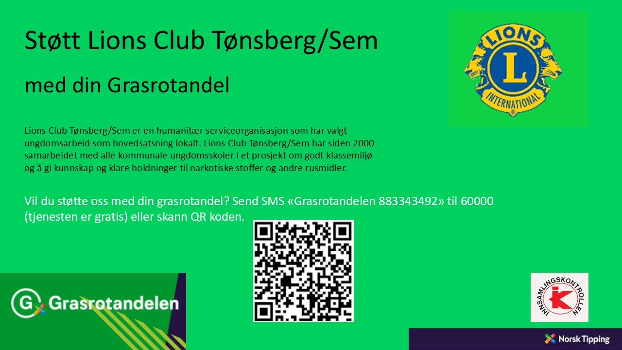 Artikkelbilde til artikkelen STØTT OSS MED DIN GRASROTANDEL